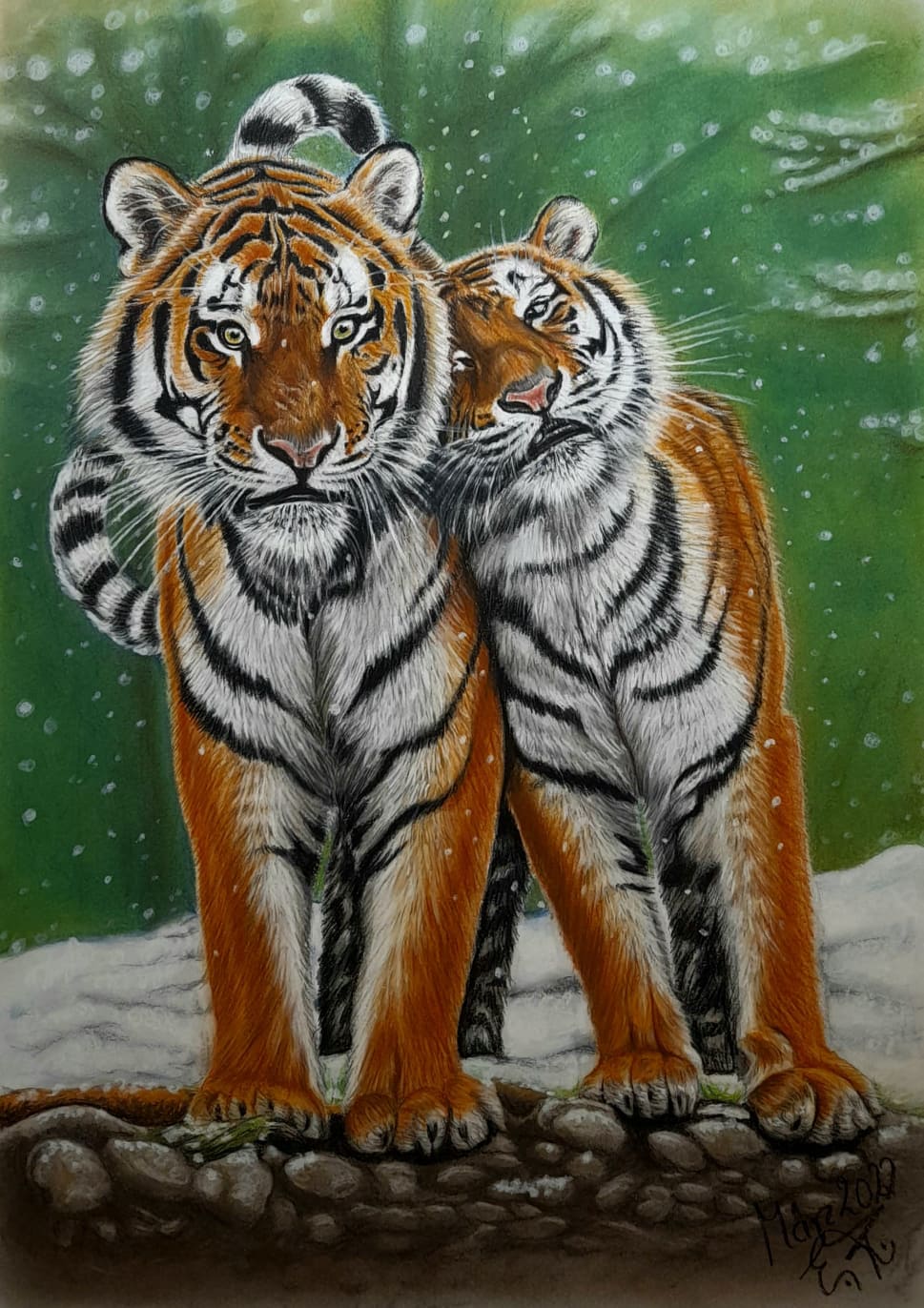 Jegor und Ahimsa Pastell